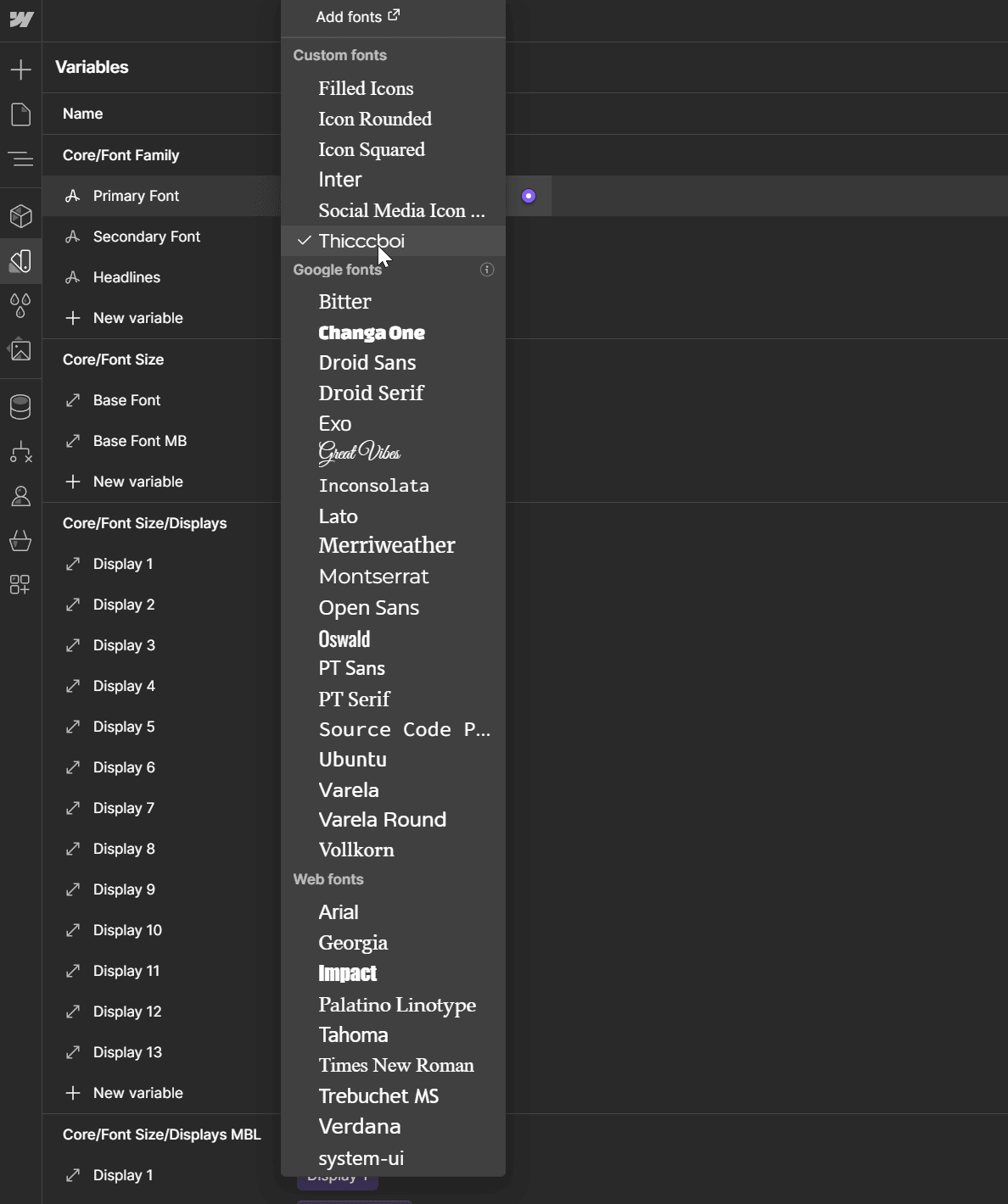 Typography - Builders X Webflow Template