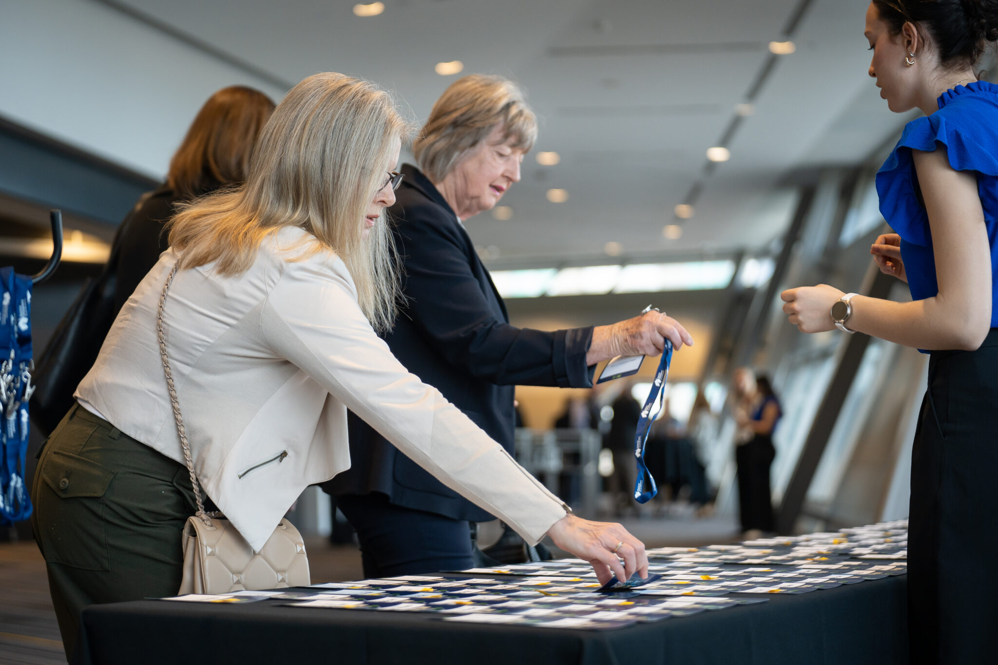 RDSA Summit 2025 attendees at reception desk