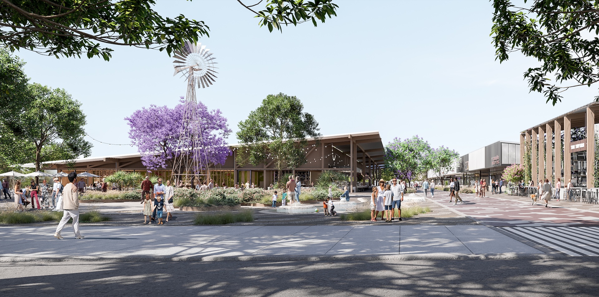 Two Wells Town Center Render