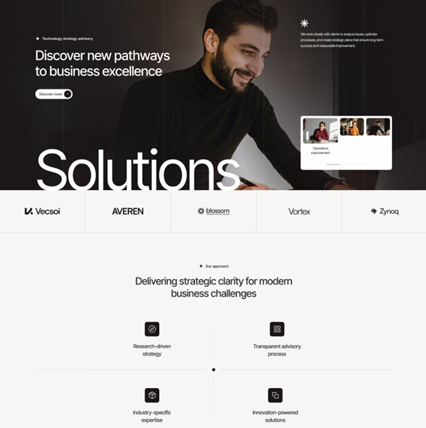 Averint landing hero marquee image five