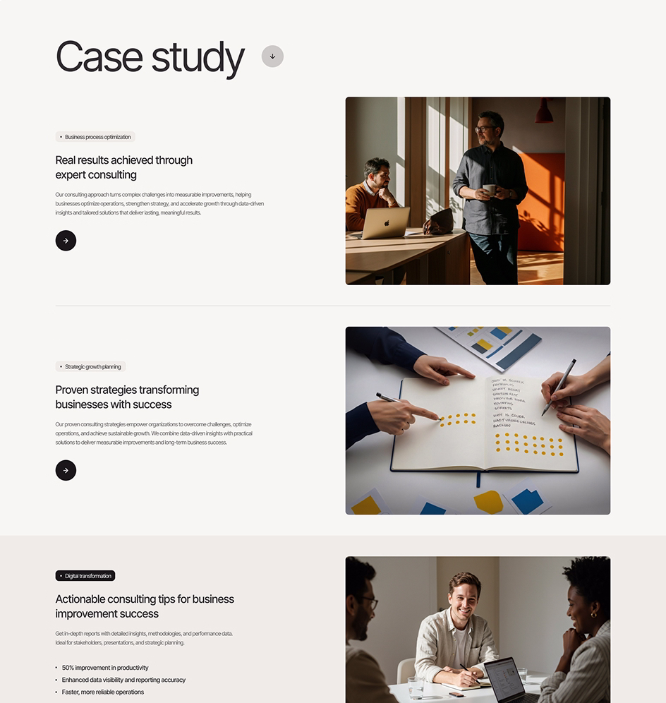 Averint landing pages case study two