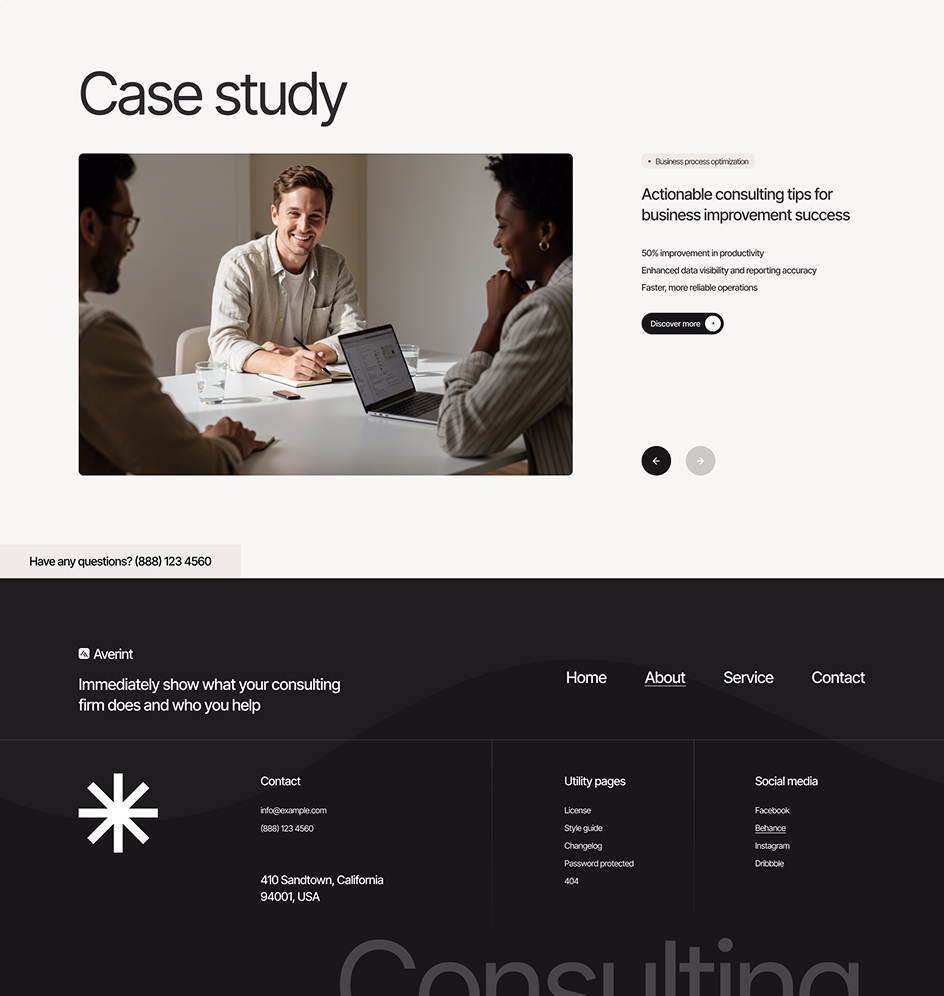 Averint landing pages case study three