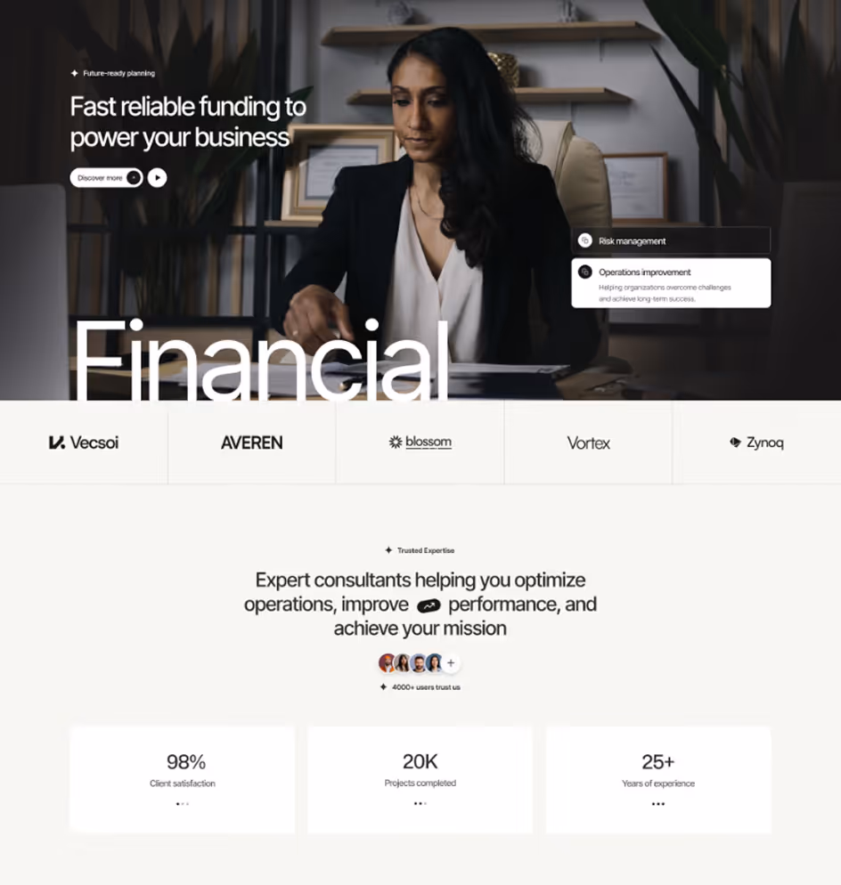 Averint home one landing image