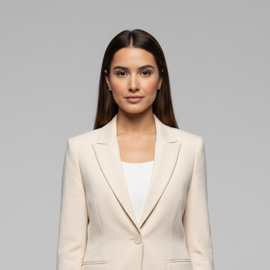 Portrait of a man sitting on a chair, looking forward.