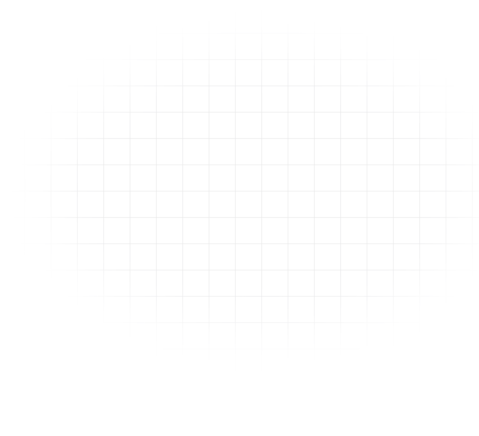Futuristic person in reflective helmet and high-tech suit riding a glowing hoverboard against a black grid background.