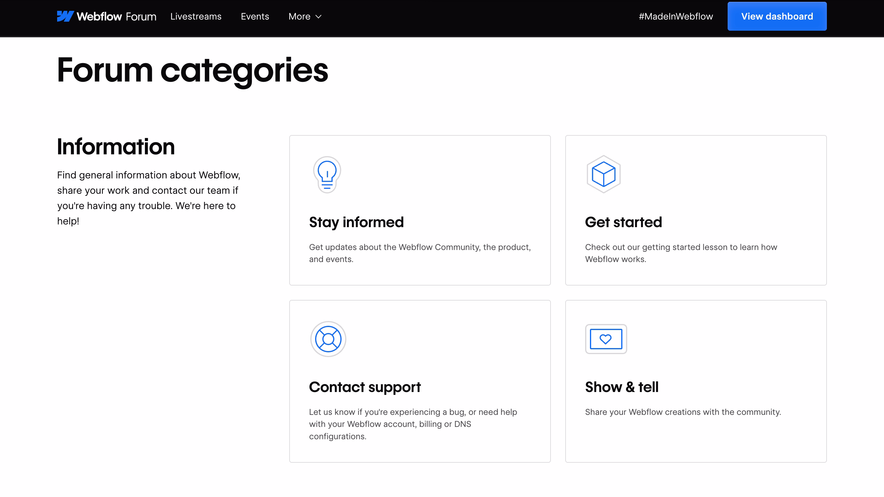 webflow forum – Webflow support options: what actually exists and what works faster