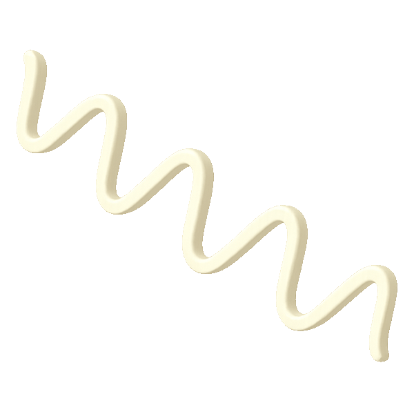 Abstract image of a glowing, winding white tube on a vertically striped dark gradient background.