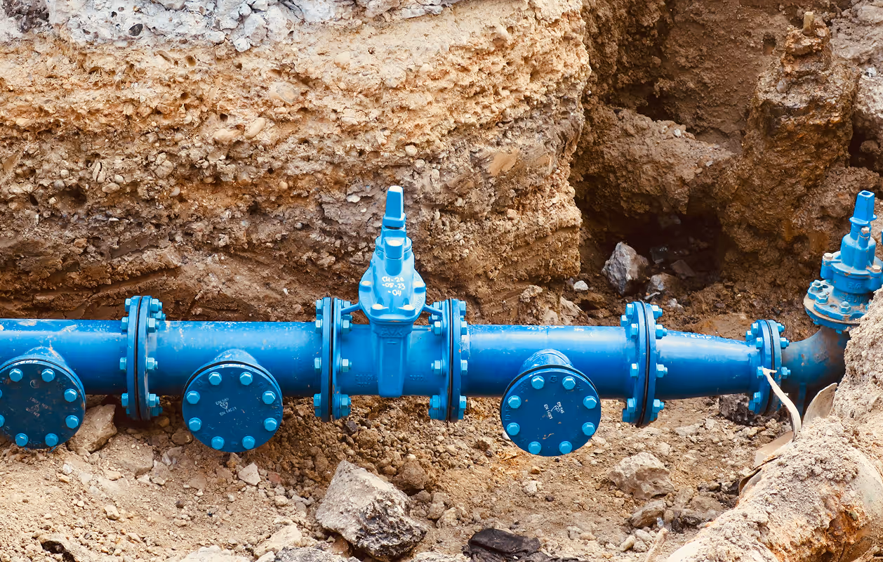 Water pipeline infrastructure
