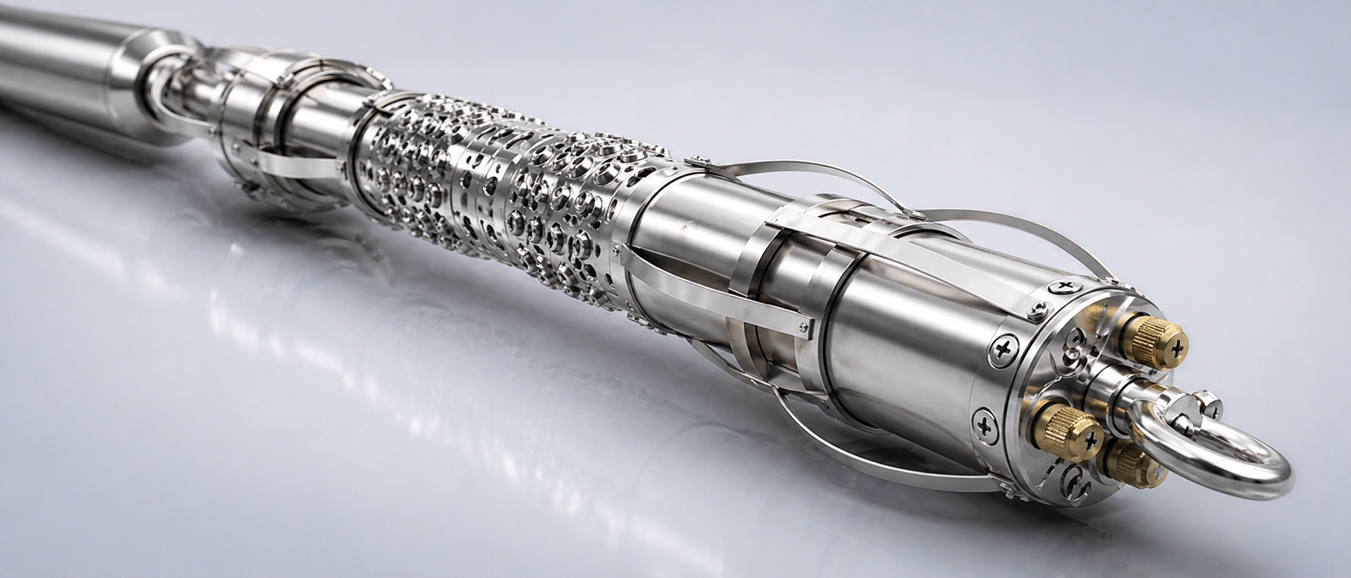 Tubing inspection tools for ultrasonic wall measurement and flaw detection