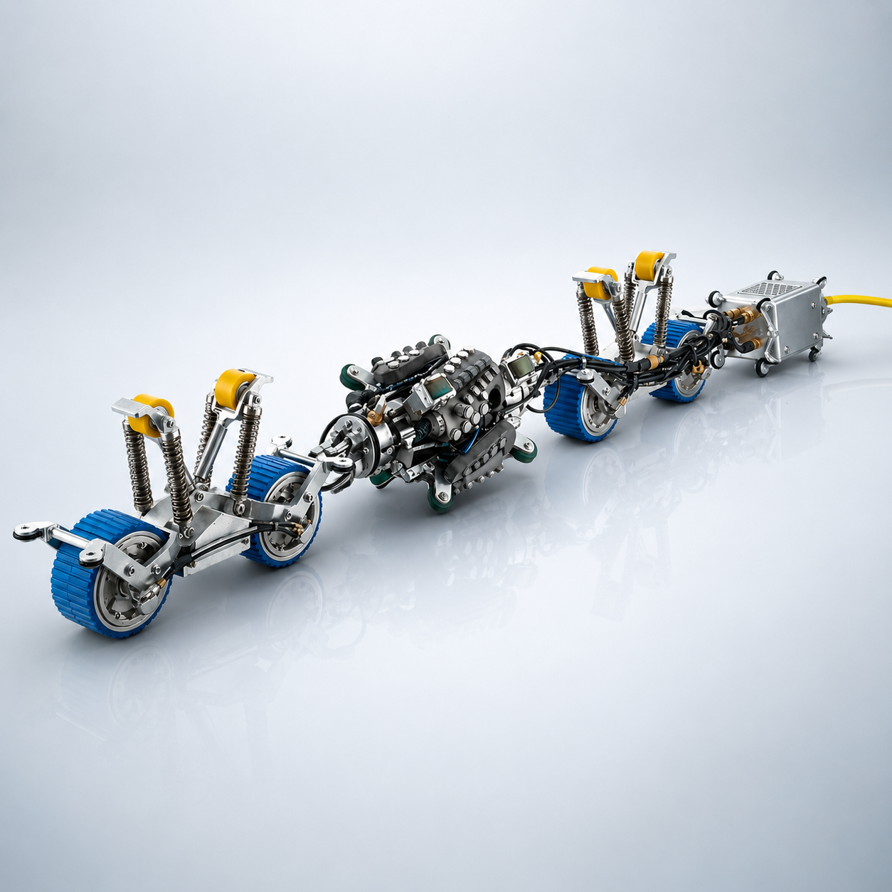 Crawler inspection systems for unpiggable and restricted pipelines