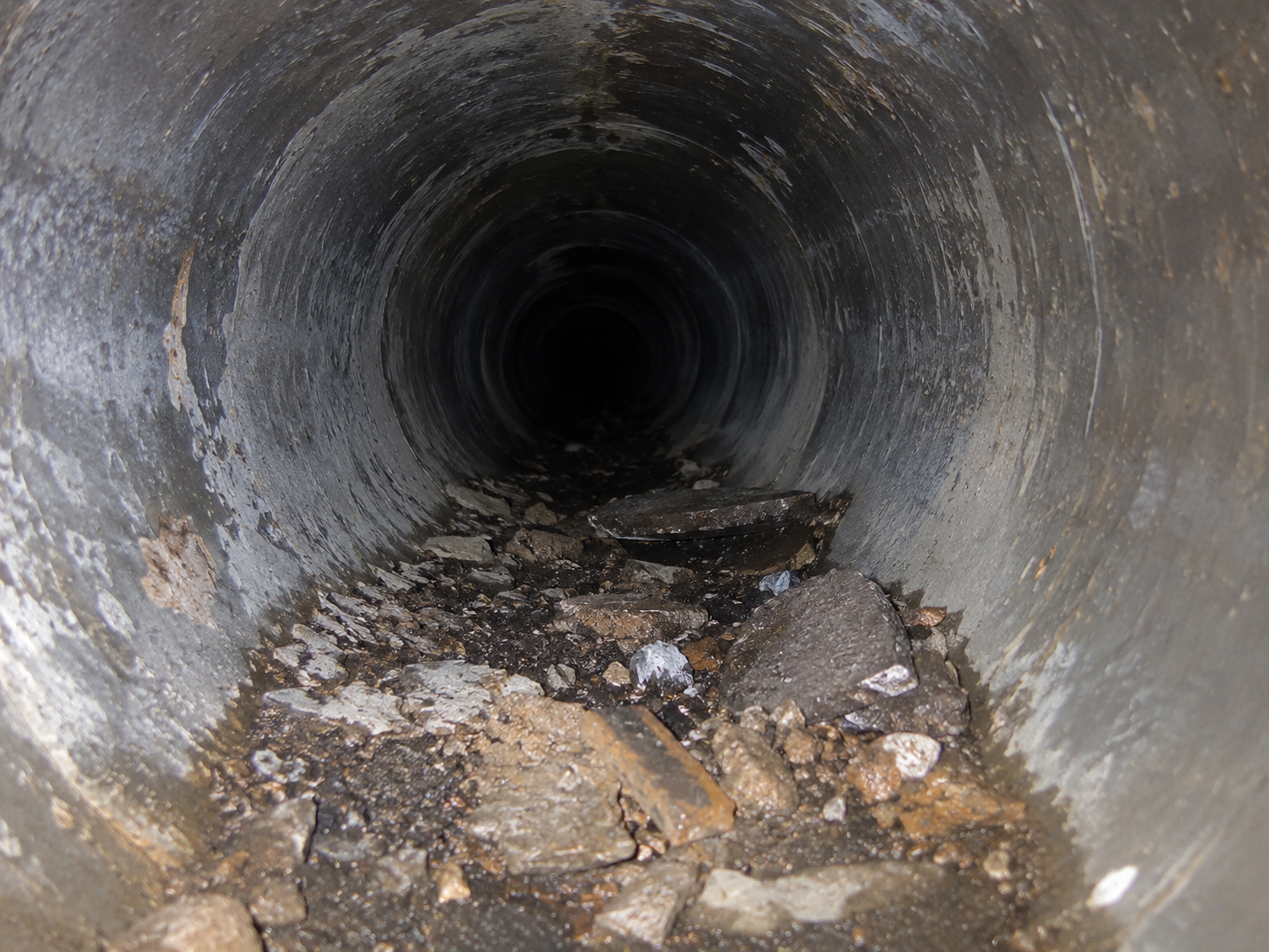 Debris and foreign objects inside a pipeline requiring cleaning