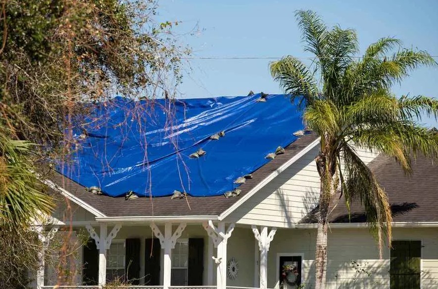 emergency roof tarping in Wichita