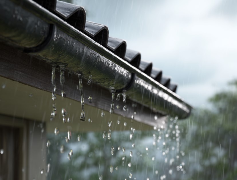 summer rain gutter warning signs