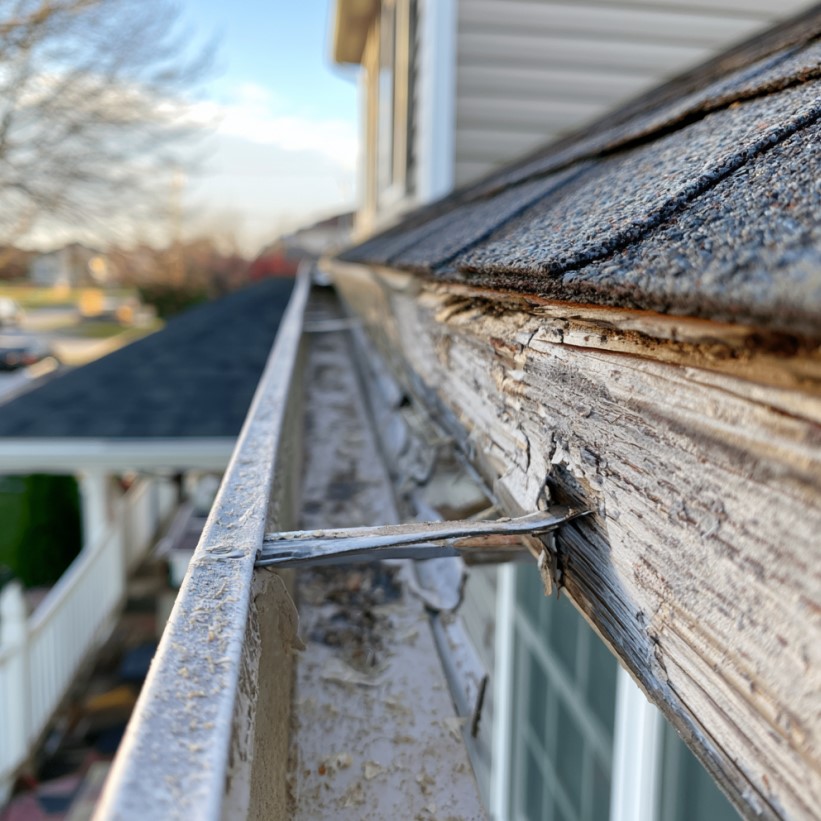 gutters pulling away