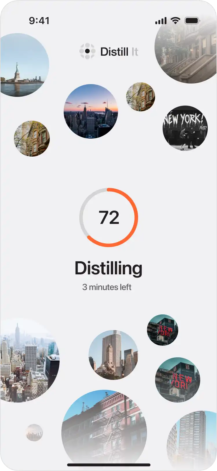 Watch as AI intelligently analyzes your photos, identifying the best shots and removing duplicates in real-time.