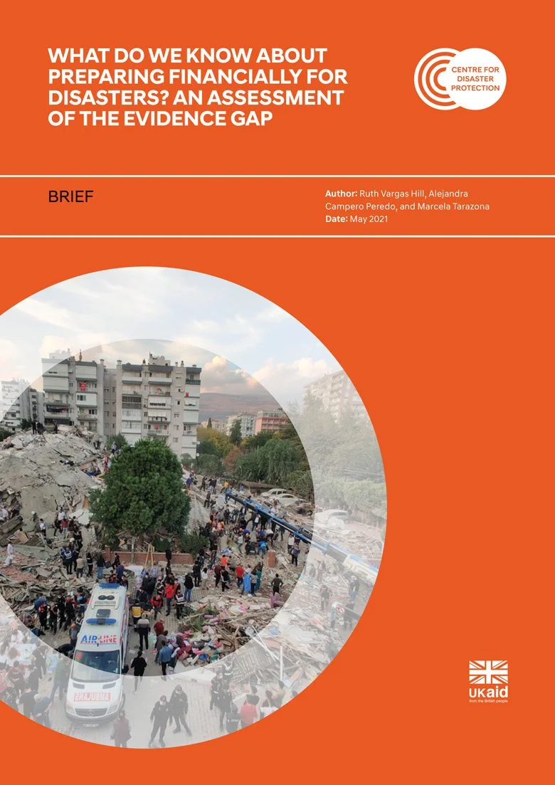 What Do We Know About Preparing Financially For Disasters? An Assessment Of The Evidence Gap