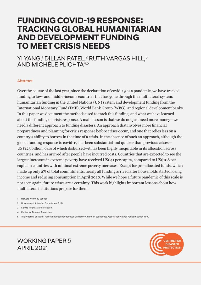 Funding Covid-19 Response: Tracking Humanitarian And Development Funding To Meet Crisis Needs