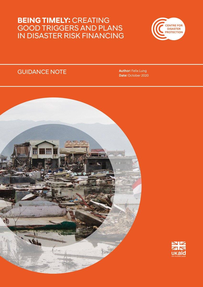 Being Timely: Creating Good Triggers And Plans In Disaster Risk Financing