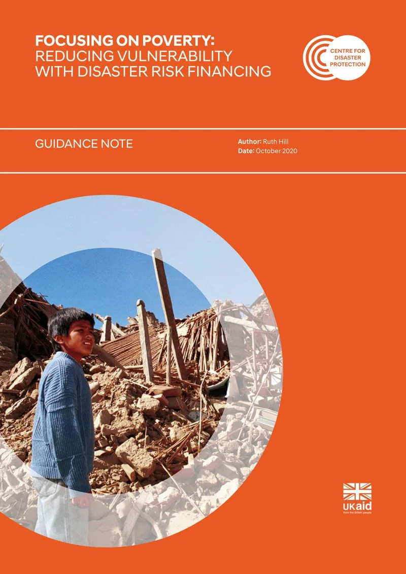 Focusing On Poverty: Reducing Vulnerability With Disaster Risk Financing