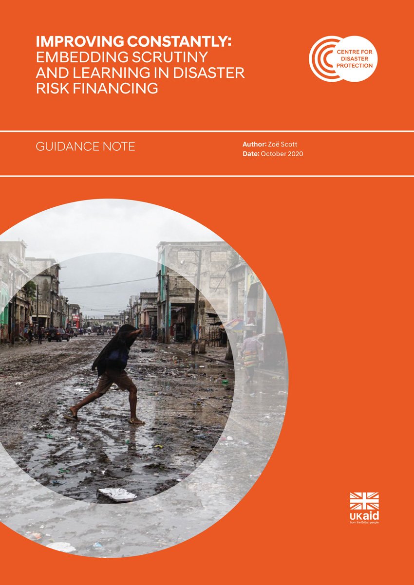 Improving Constantly: Embedding Scrutiny And Learning In Disaster Risk Financing