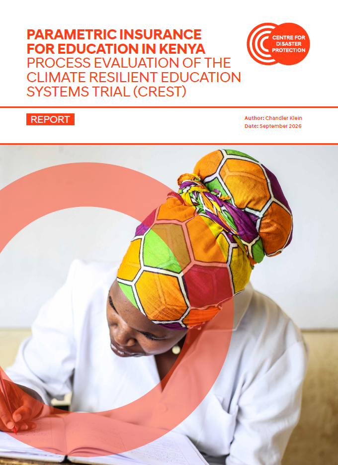 Parametric Insurance for Education in Kenya: Process Evaluation of the Climate Resilient Education Systems Trial (CREST)