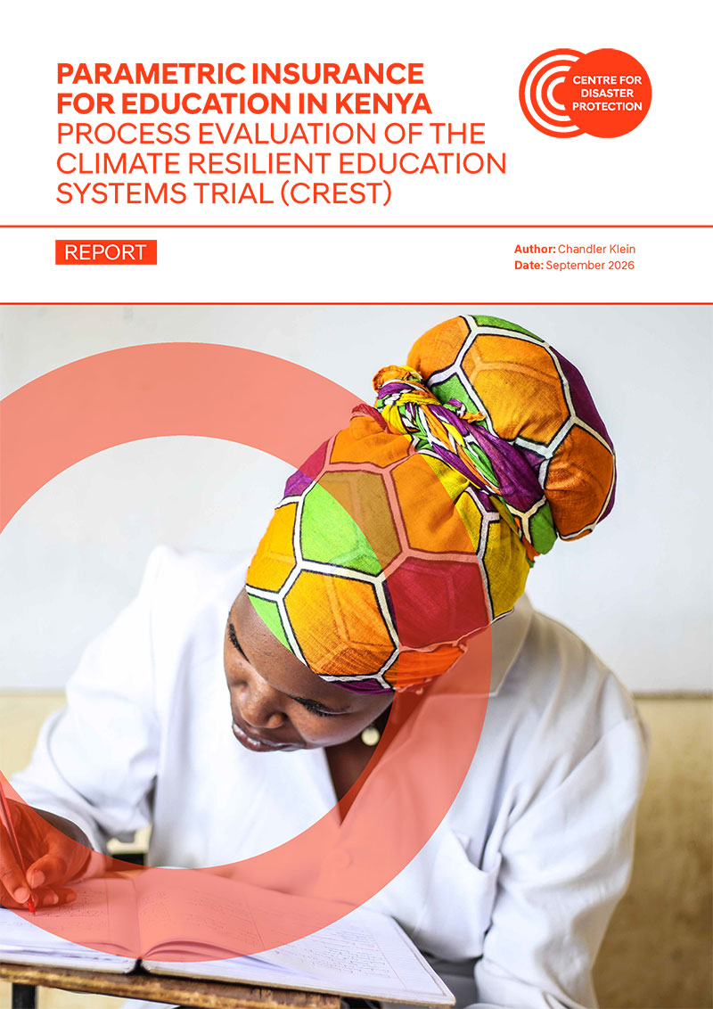 Parametric Insurance for Education in Kenya: Process Evaluation of the Climate Resilient Education Systems Trial (CREST)