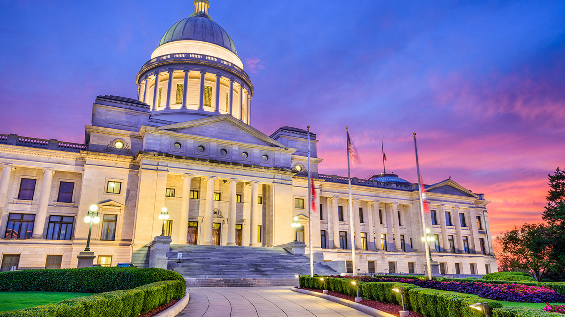 Federal government in sunset