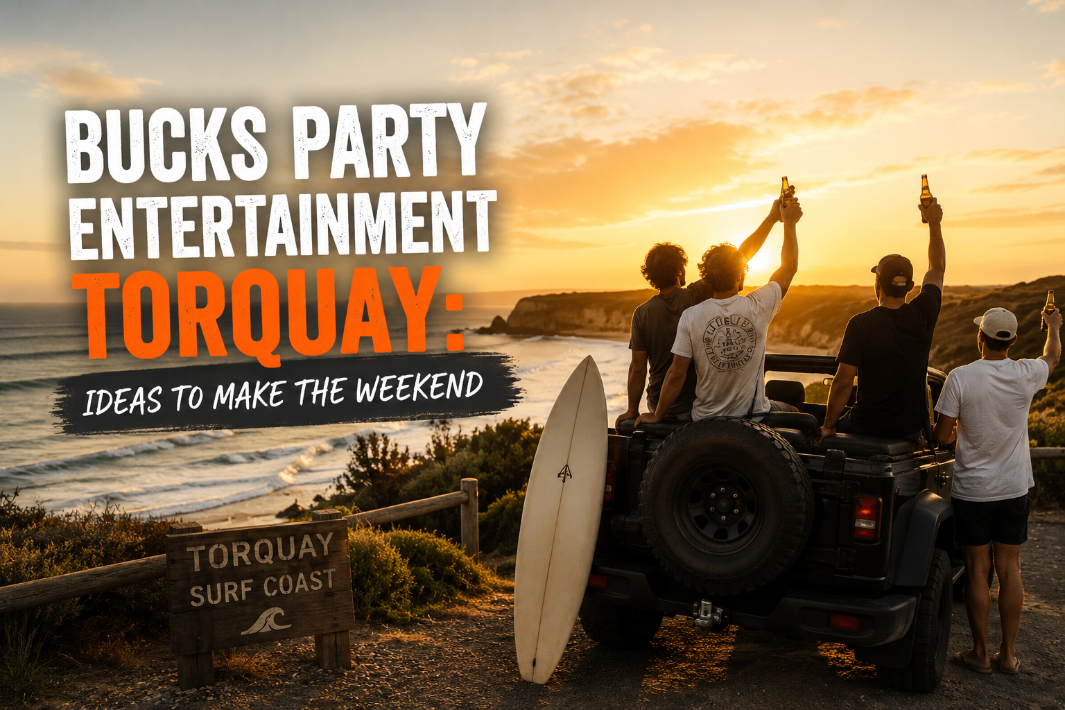 Bucks Party Entertainment Torquay: Ideas to Make the Weekend