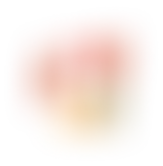 Soft glowing abstract light with warm gradient colors blending red, orange, and yellow.