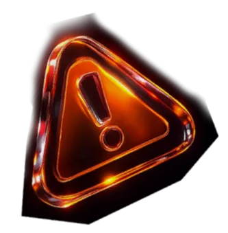 Alert sign bringing attention to found CVEs in banking software