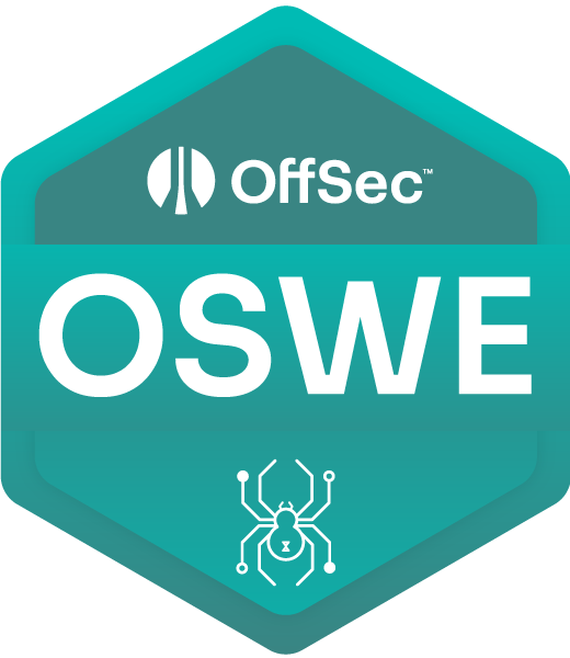 AFINE's OffSec OSWE certification badge
