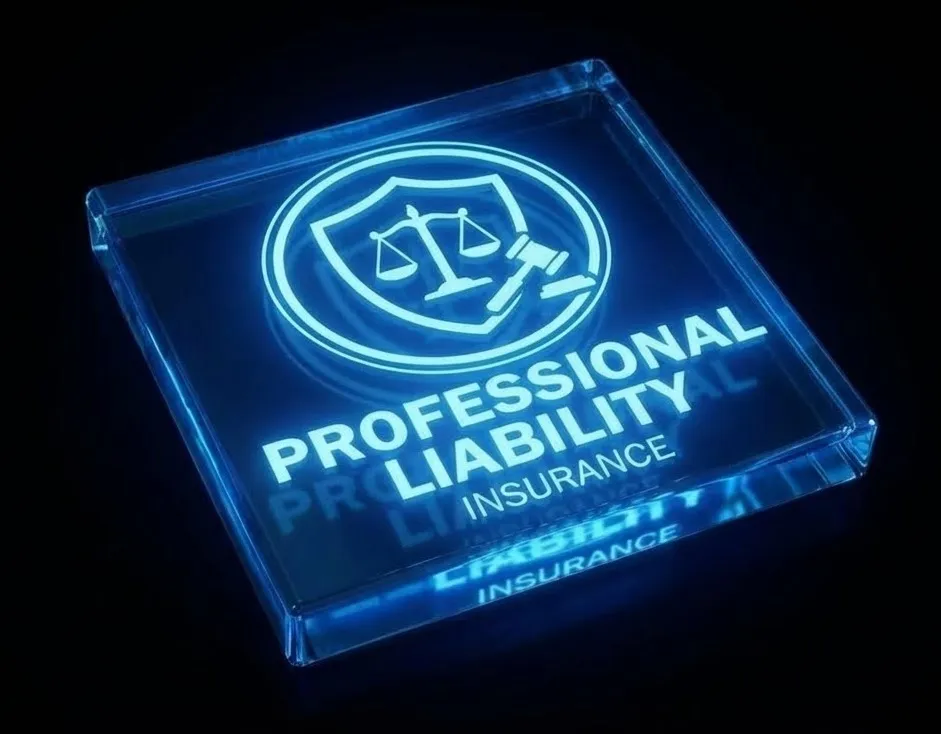 AFINE's Professional Liability Insurance badge