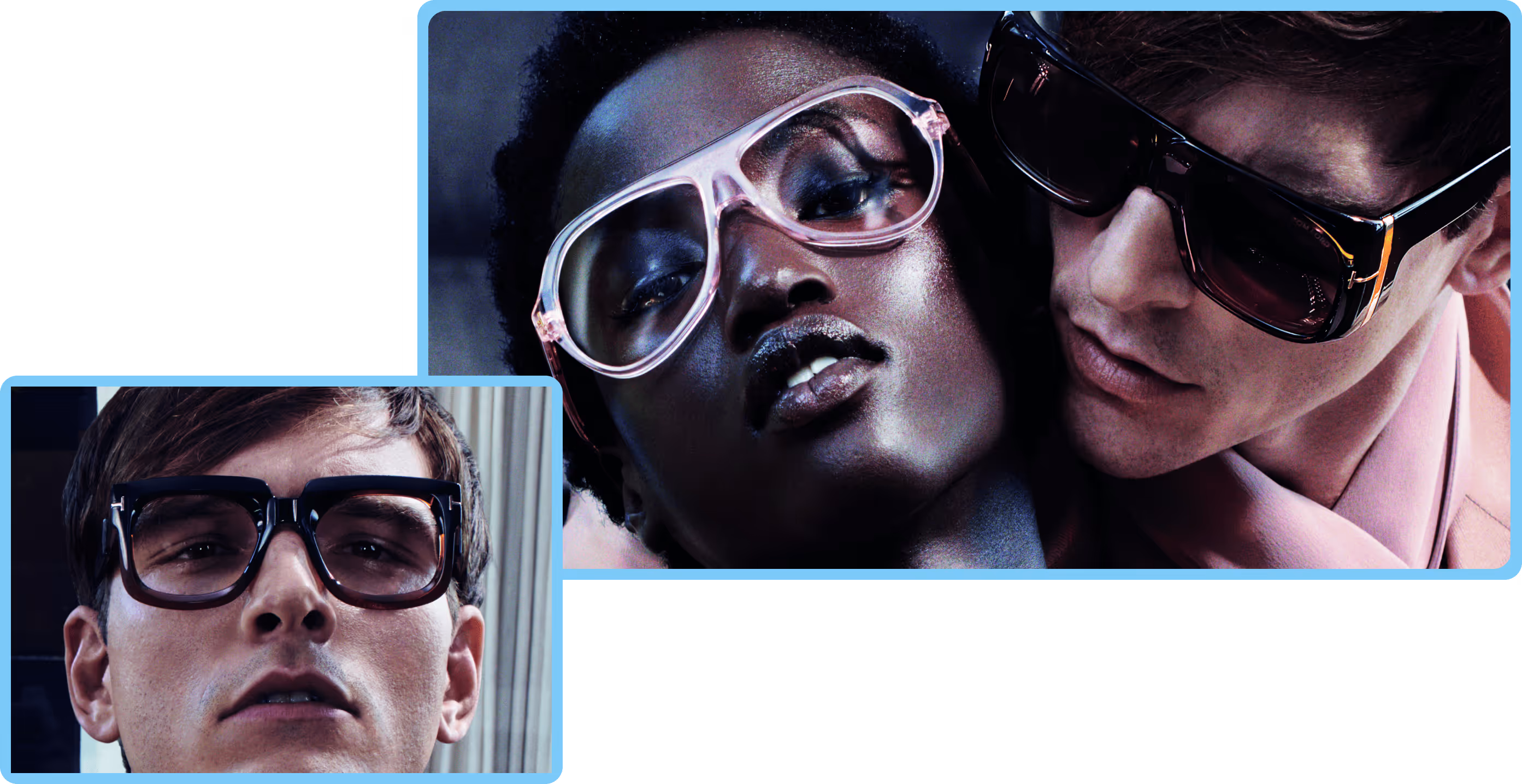 People wearing sunglasses 