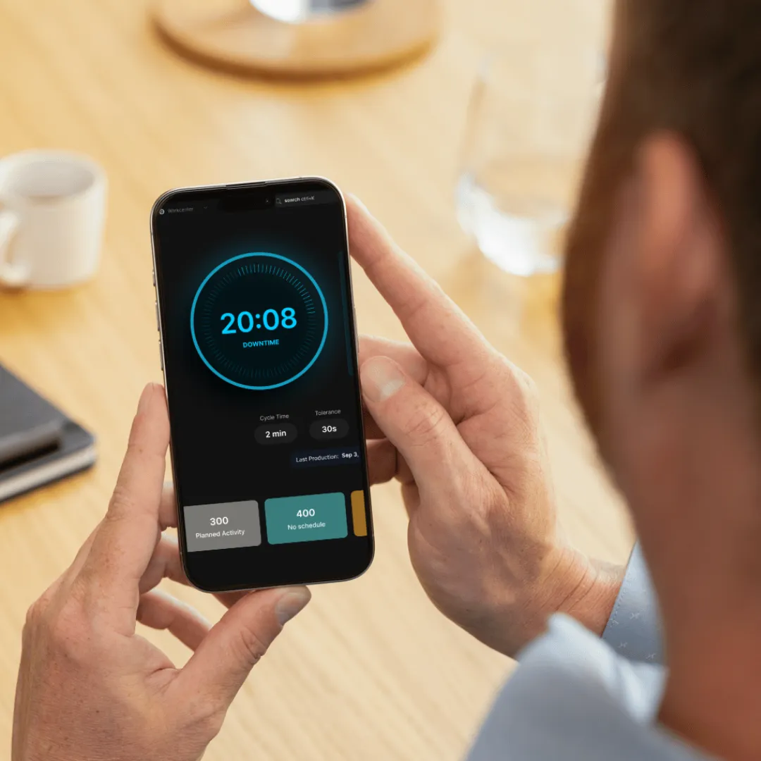 image of production planning stage in a manufacturing plant