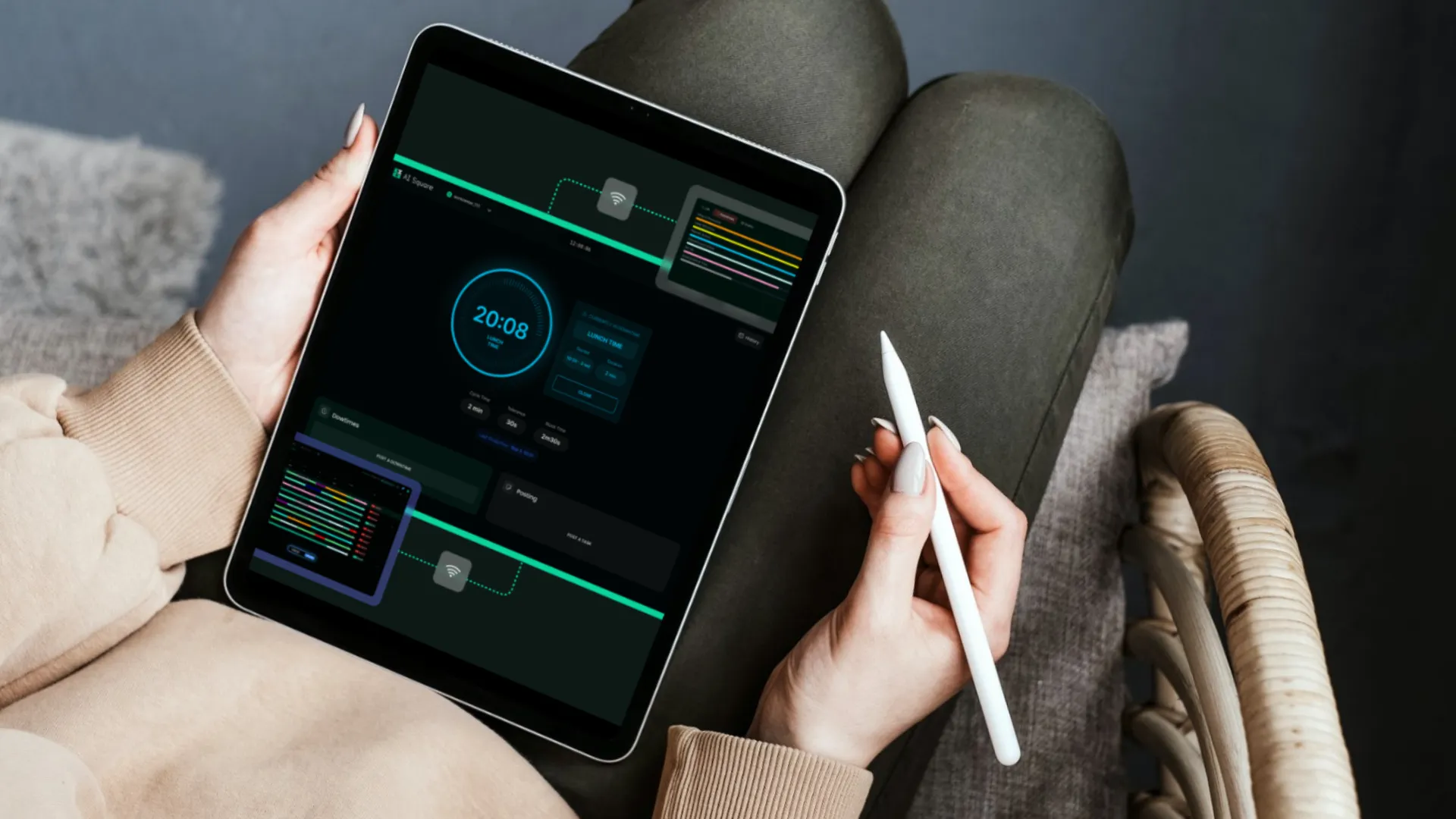 image of quality control check (for a manufacturing plant)