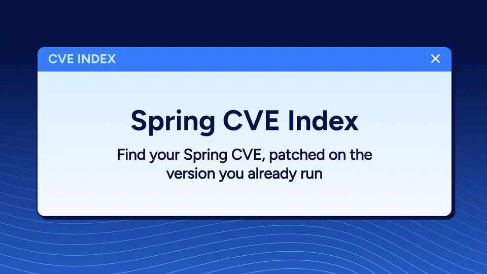 Spring CVE Index