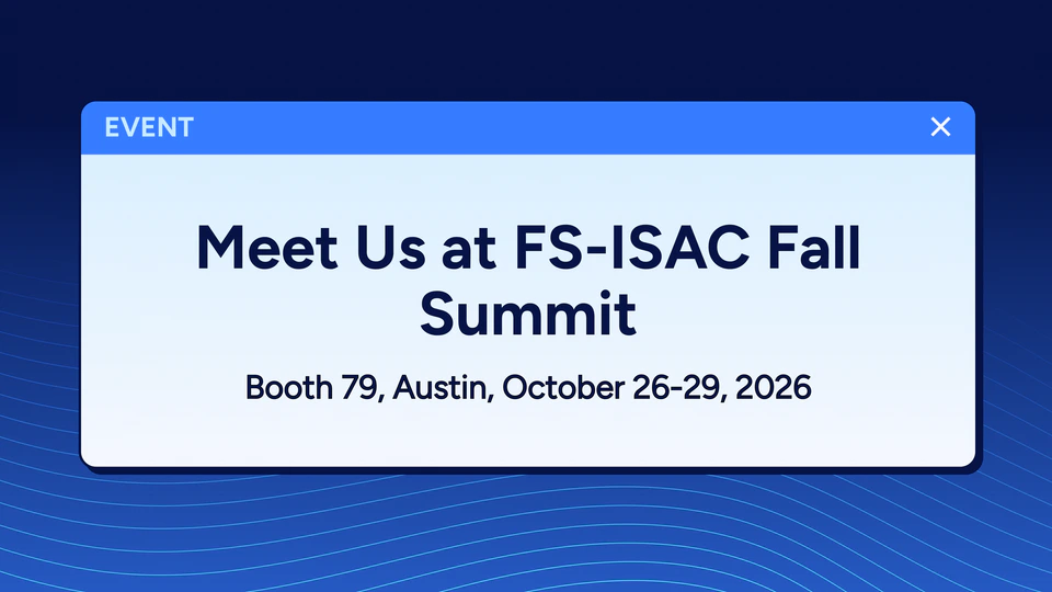 Meet Seal Security at FS-ISAC Fall Summit 2026