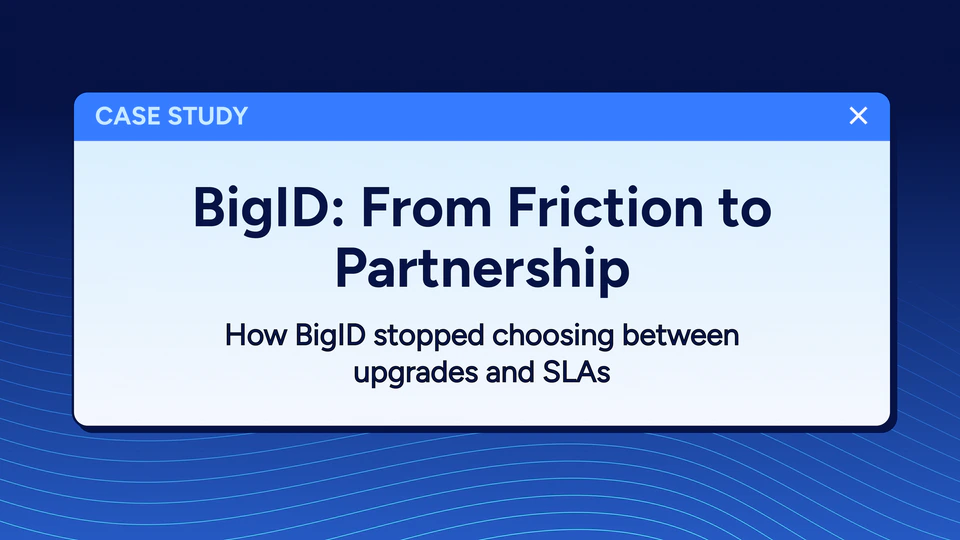 Case study: BigID, from friction to partnership