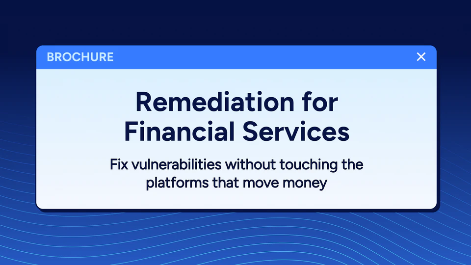 Brochure: Open source remediation for financial services