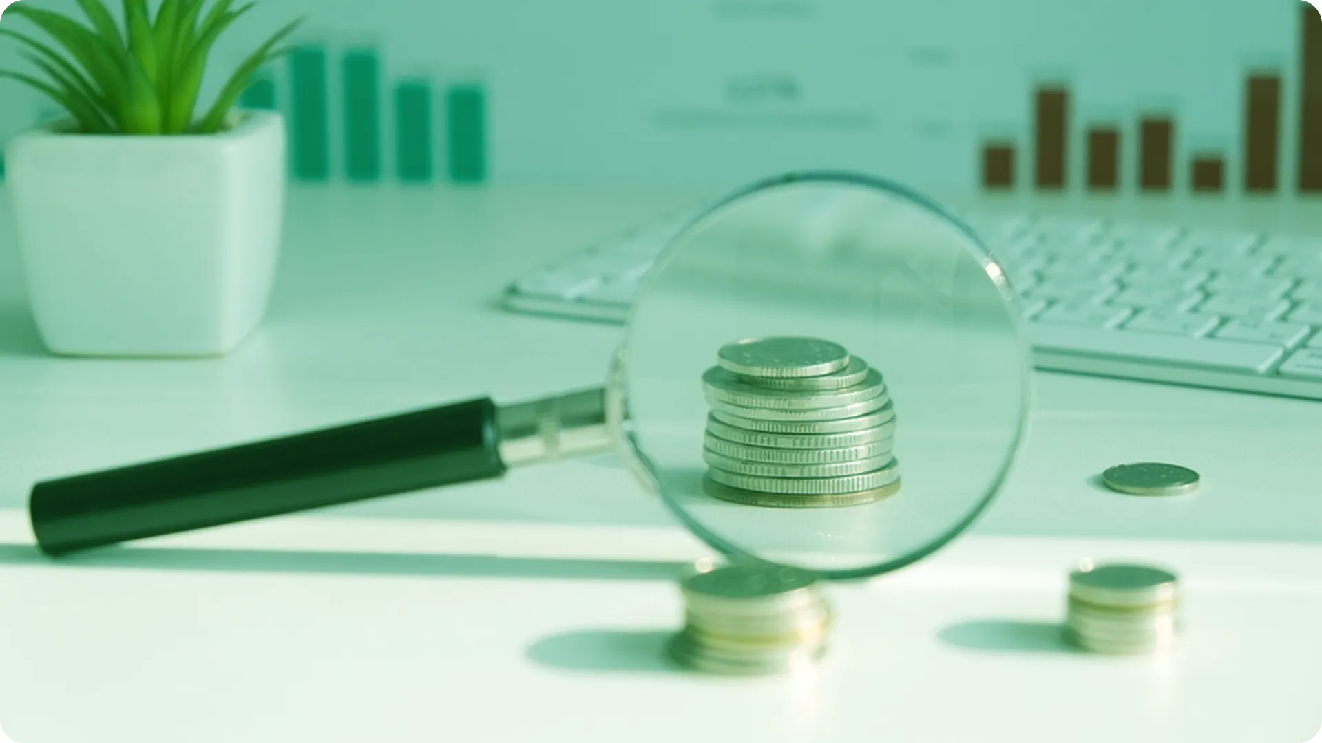 magnifying glass highlighting overlooked costs
