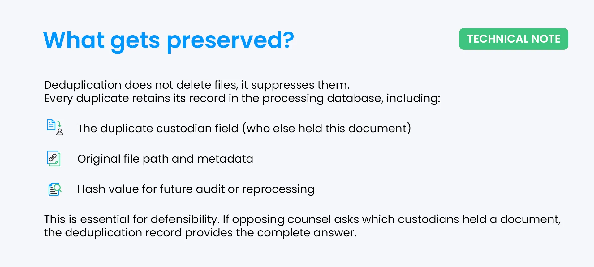 What Gets Preserved