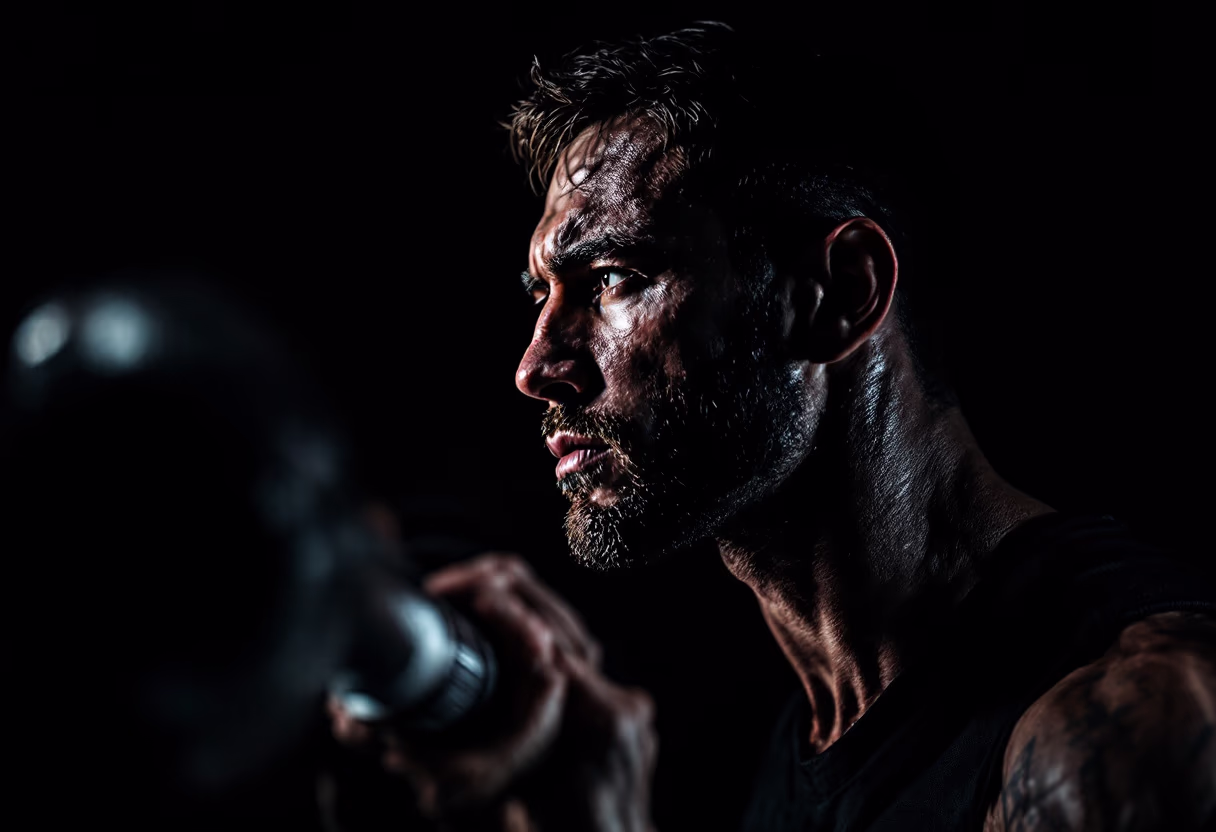 image of weightlifting session for a gym