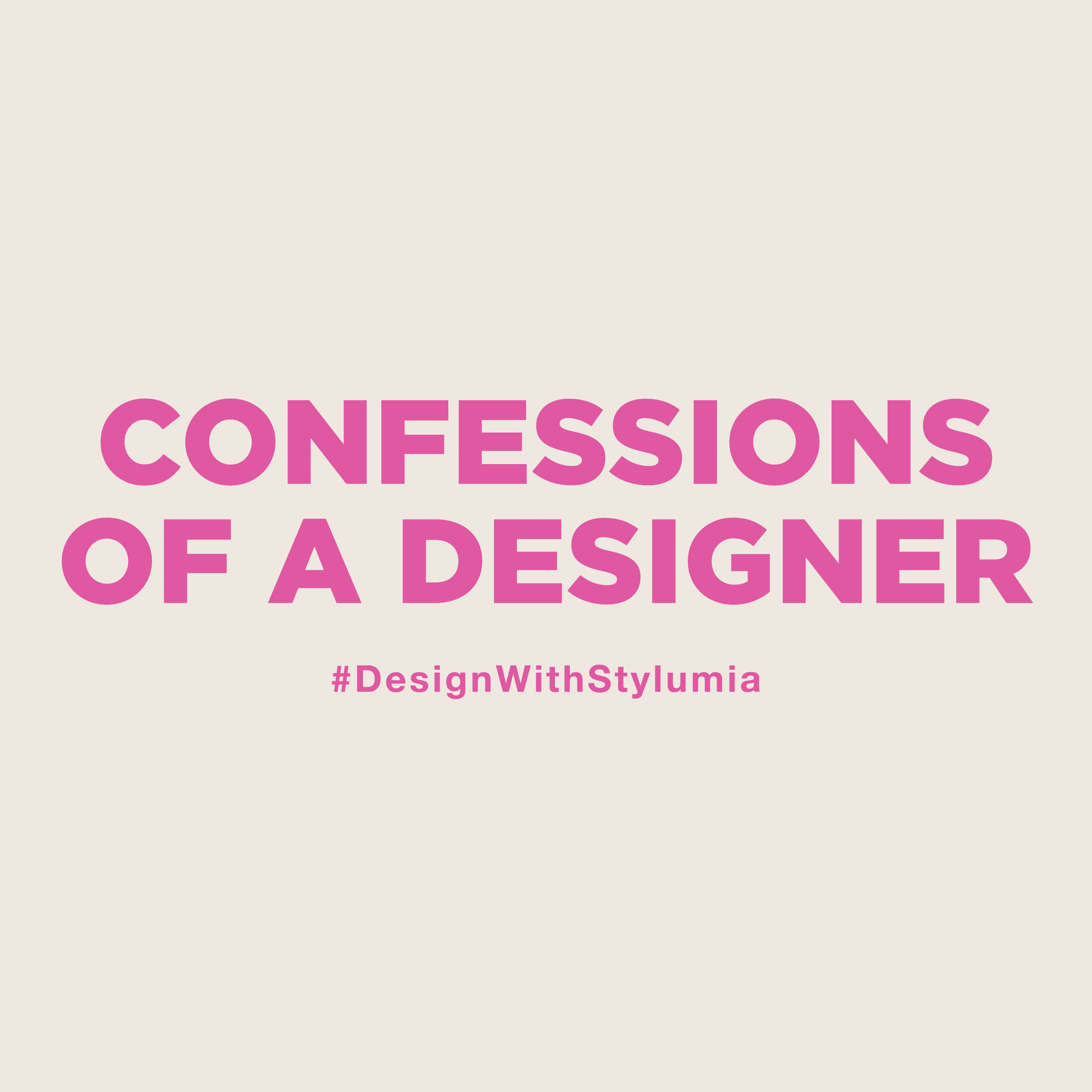 Confessions Of A Fashion Designer