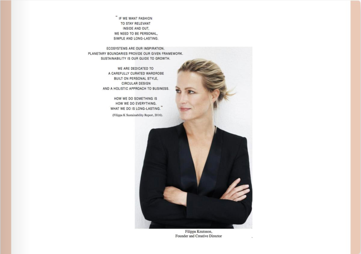 Filippa K Founder Stylumia WTS