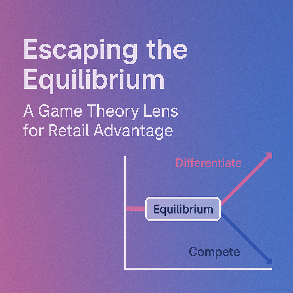 Escaping the Equilibrium: Nash Equilibrium in Retail Strategy for Competitive Advantage