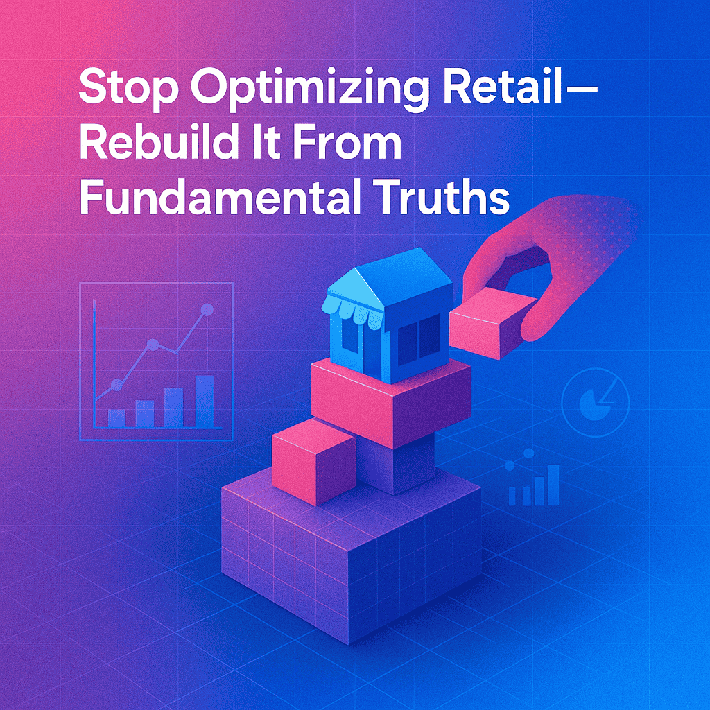 Stop Optimizing Retail : Rebuild It From Fundamental Truths