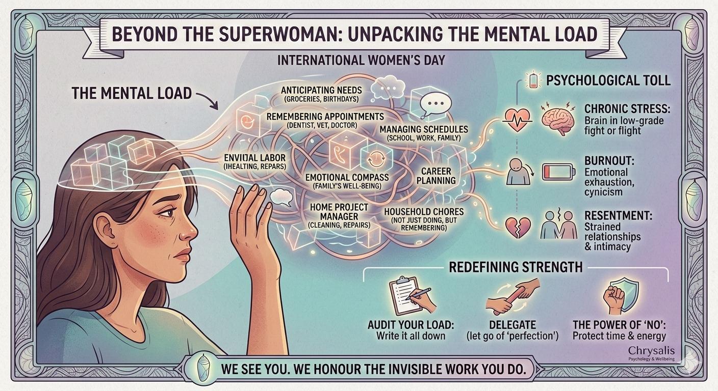 Beyond the Superwoman: Unpacking the Mental Load on International Women's Day