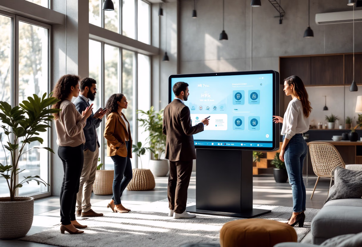 image of tech solutions demonstration (for a hr tech)