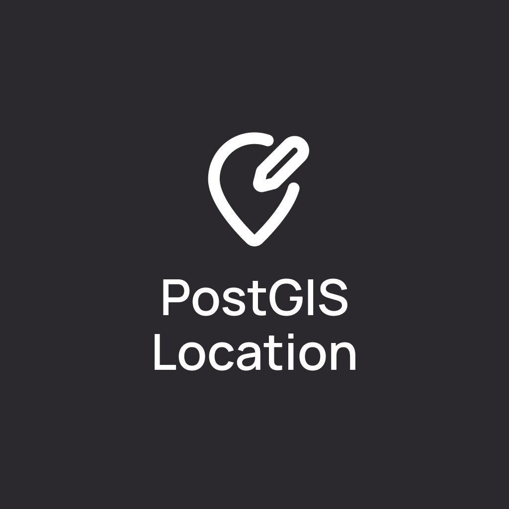 PostGIS Strapi plugin logo.