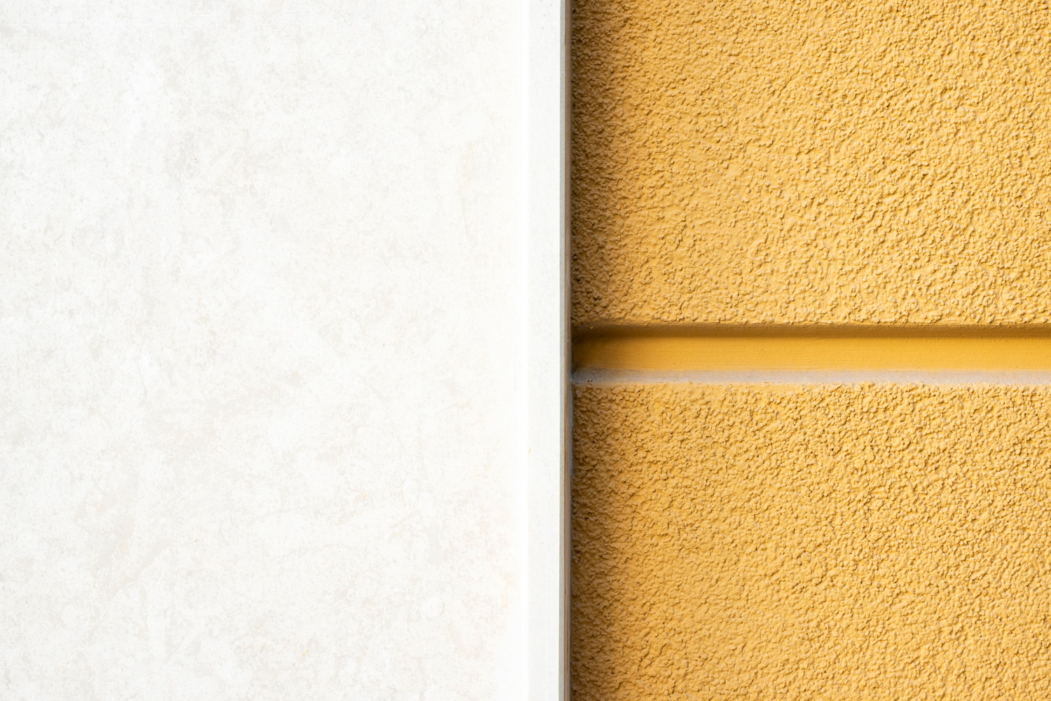 Stucco repair and exterior repainting before and after Orange County home